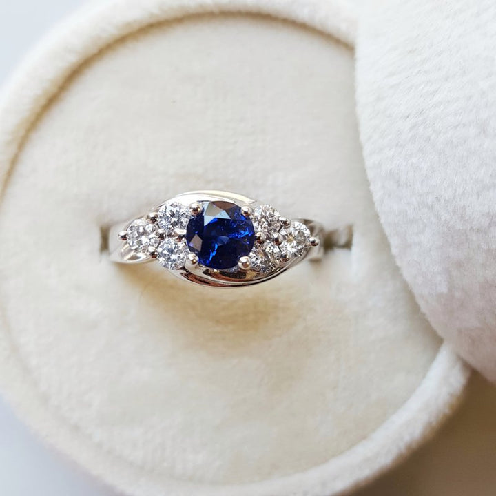 Sami Fine Jewelry Sapphire Swirl Ring 050638