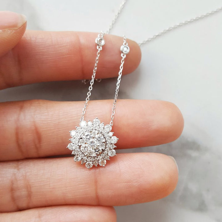 Gems One Snowflake Pendant