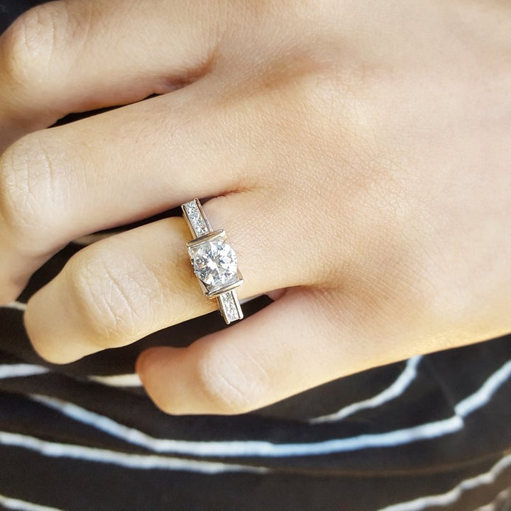Sami Fine Jewelry Tension Set Ring 392574