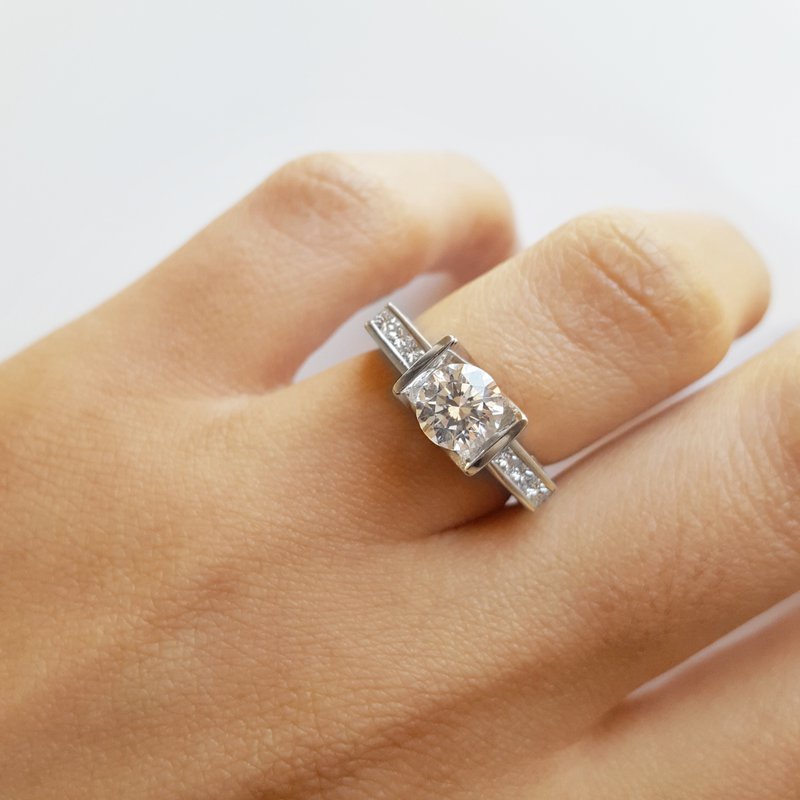 Sami Fine Jewelry Tension Set Ring