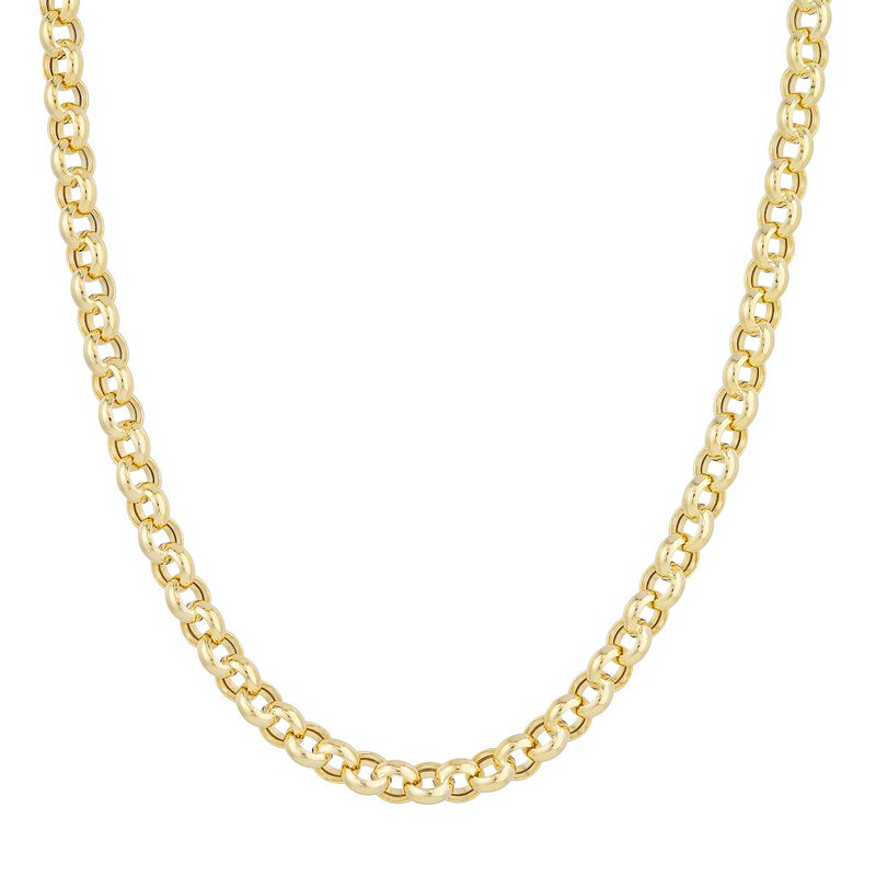 Sami Fine Jewelry 8mm Hollow Rolo Chain