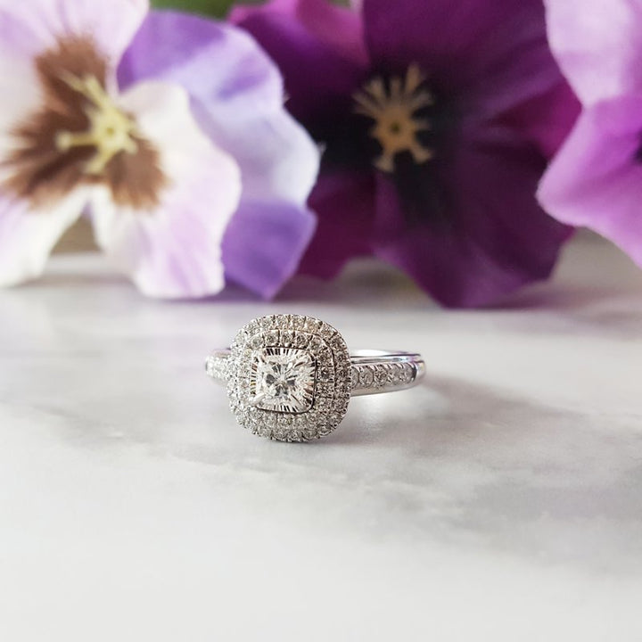 Sami Fine Jewelry Halo Diamond Ring 020619
