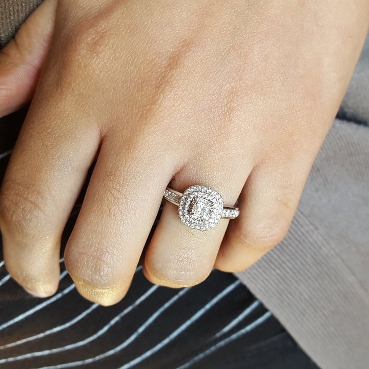 Sami Fine Jewelry Halo Diamond Ring