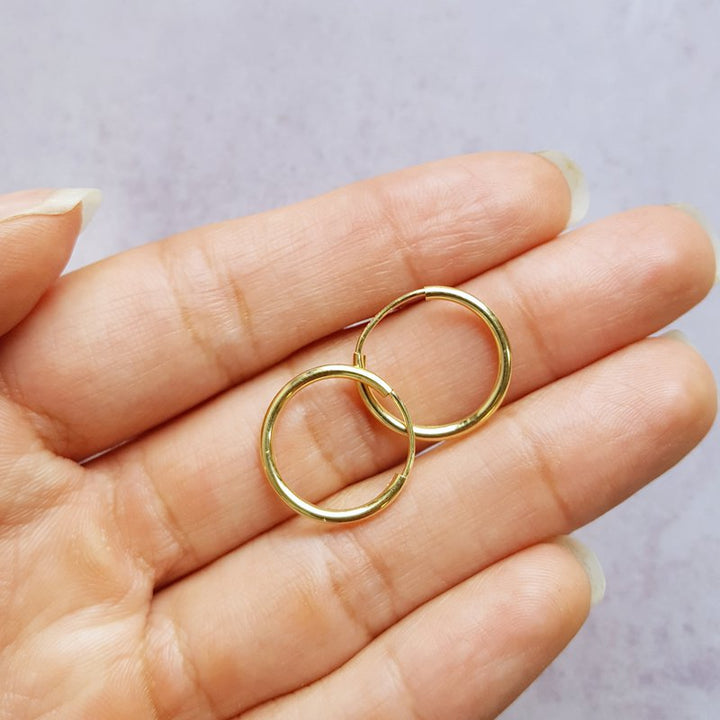 Sami Fine Jewelry Endlessly Classic Gold Hoops