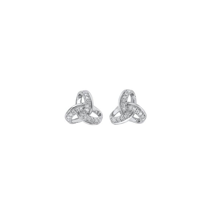 Gems One Diamond Knot Earrings