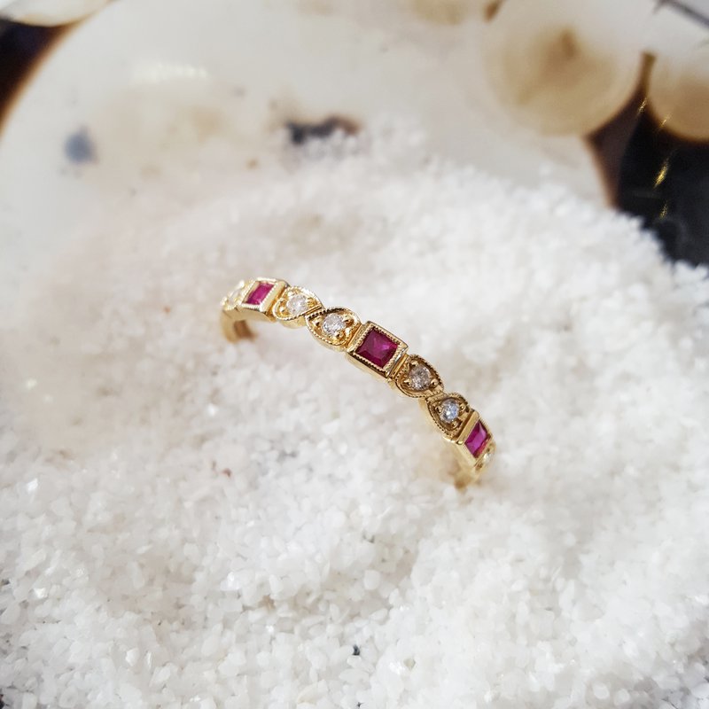Sami Fine Jewelry Stackable Ruby Ring