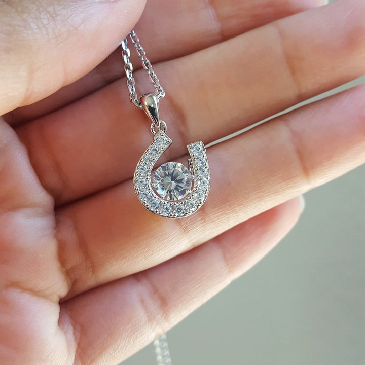 Gems One Sparkle Horseshoe Pendant 2412453