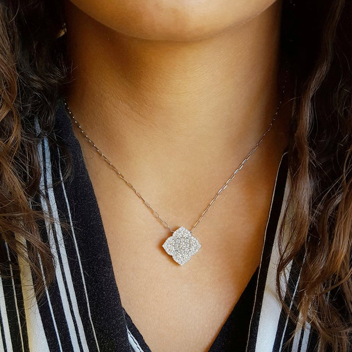 Sami Fine Jewelry Diamond Four Leaf Clover Pendant