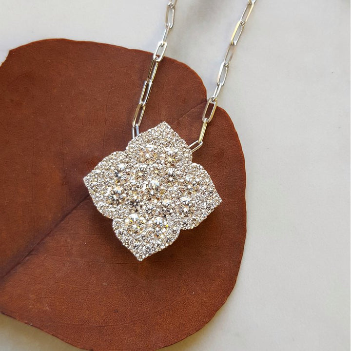 Sami Fine Jewelry Diamond Four Leaf Clover Pendant 121778
