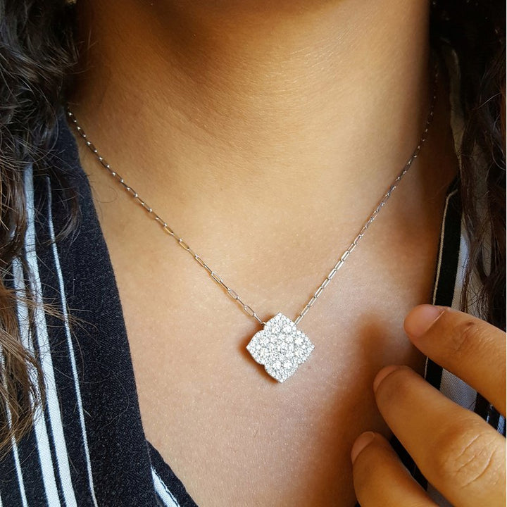Sami Fine Jewelry Diamond Four Leaf Clover Pendant