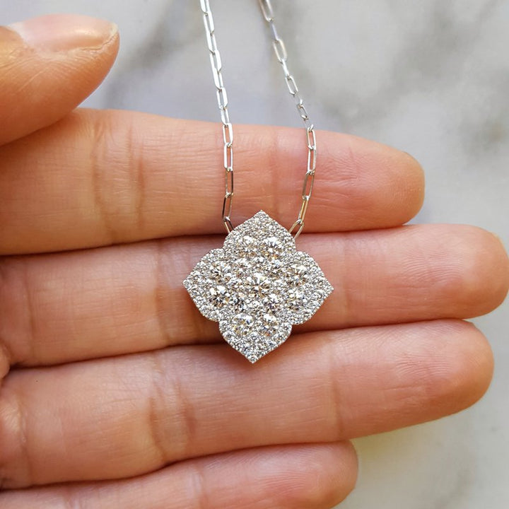 Sami Fine Jewelry Diamond Four Leaf Clover Pendant