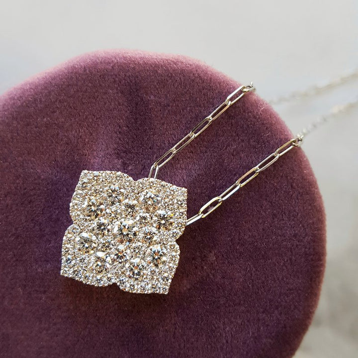 Sami Fine Jewelry Diamond Four Leaf Clover Pendant