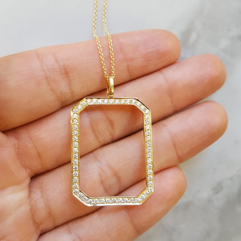 Doves by Doron Paloma Picture Frame Diamond Pendant 121787