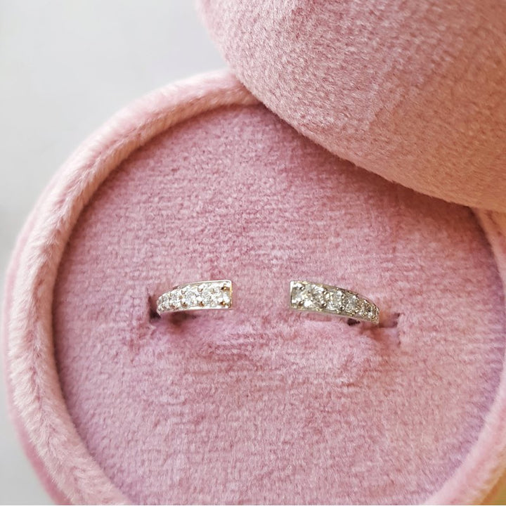 Sami Fine Jewelry Negative Space Diamond Band in White 031201