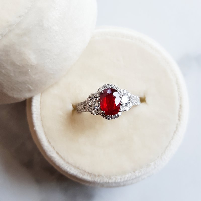 Gems One Oval Ruby Ring