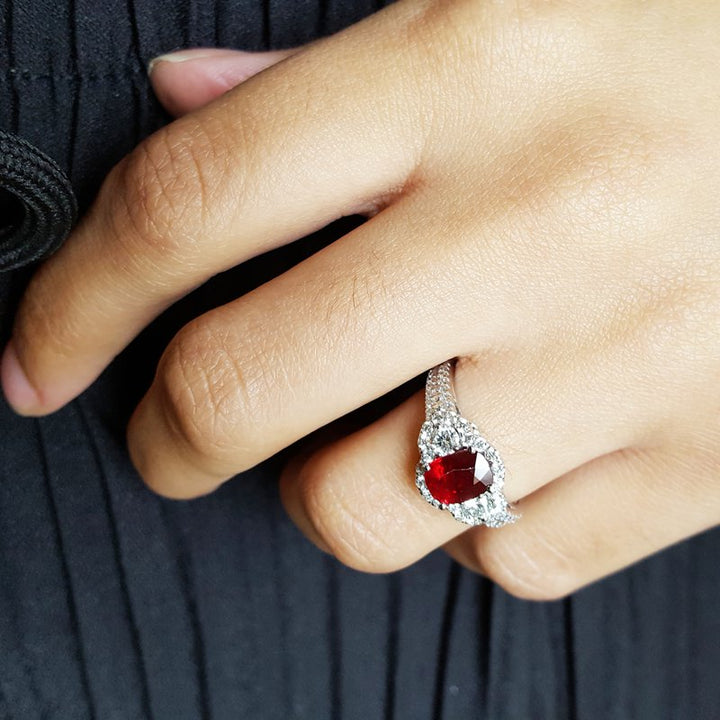 Gems One Oval Ruby Ring