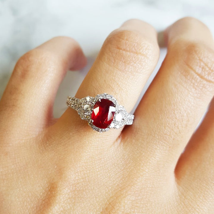 Gems One Oval Ruby Ring