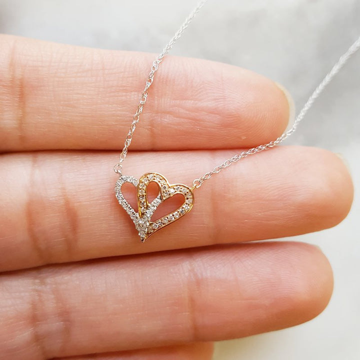 Gems One Double Heart Pendant