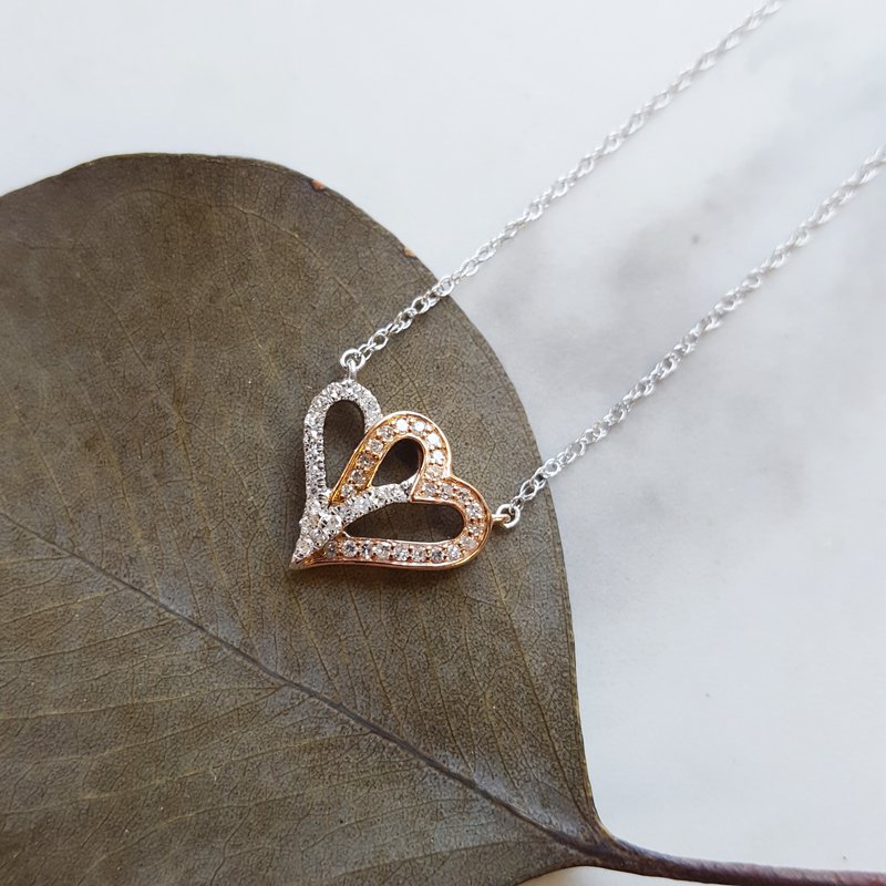 Gems One Double Heart Pendant