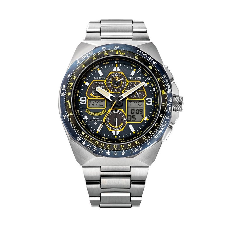 Citizen Blue Angels Promaster Eco Skyhawk Mens Stainless Steel JY8128-56L