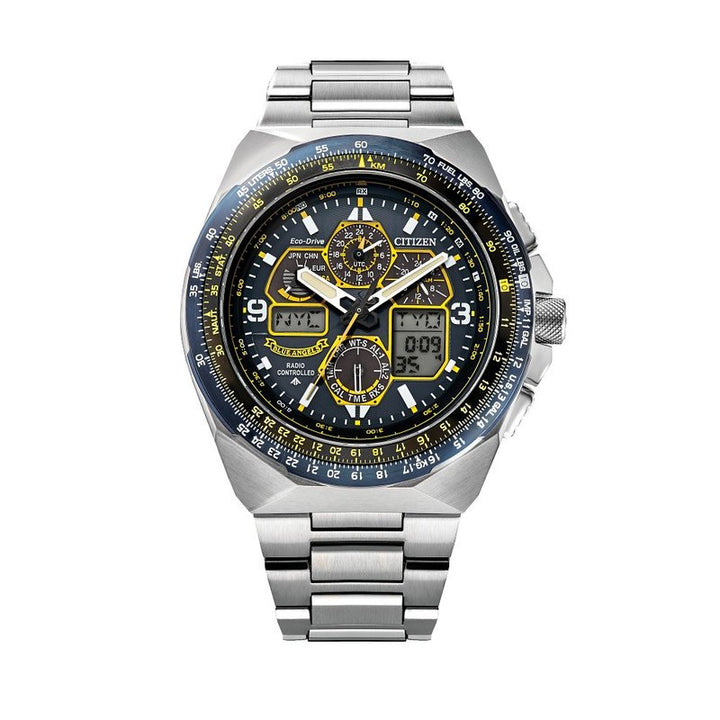 Citizen Blue Angels Promaster Eco Skyhawk Mens Stainless Steel JY8128-56L