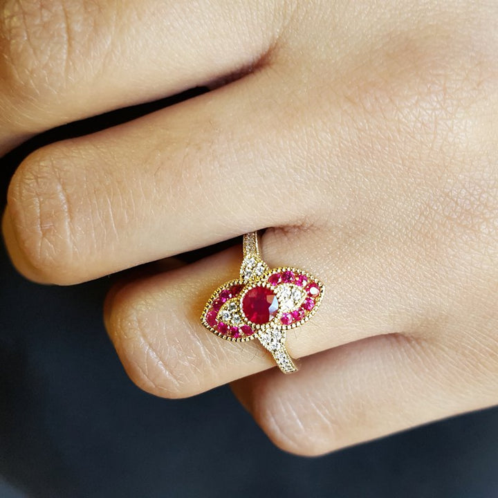 Allison Kaufman Vintage Ruby Ring