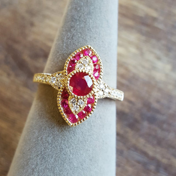 Allison Kaufman Vintage Ruby Ring