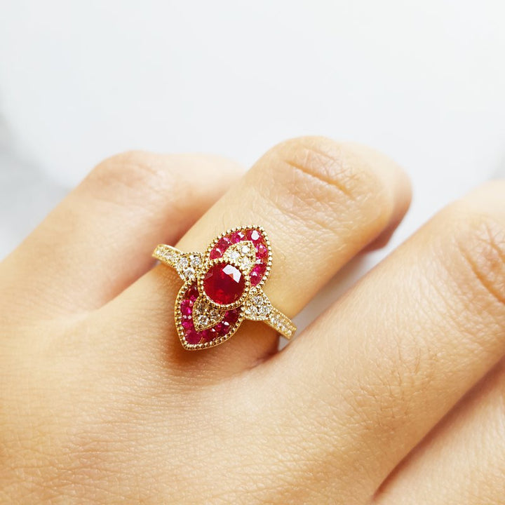 Allison Kaufman Vintage Ruby Ring