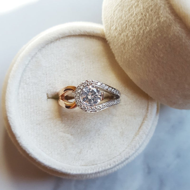 Sami Fine Jewelry Looped Engagement Semi-Mount Ring