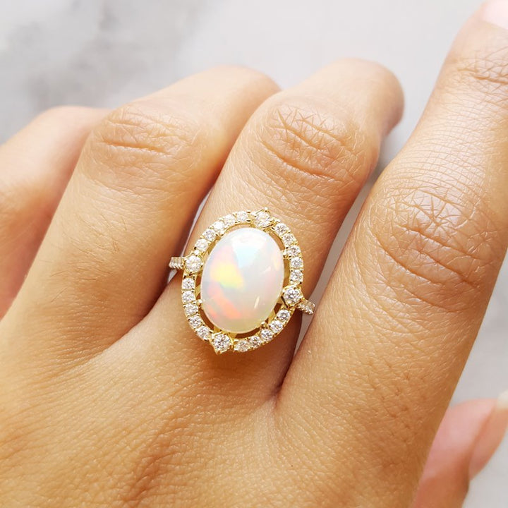 Sami Fine Jewelry Celestial Opal Ring