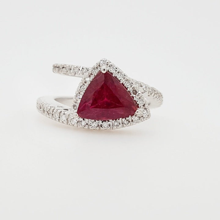 Luxury by Rene Hernandez Modern Rubellite Ring