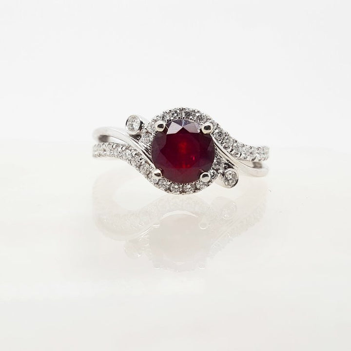 Arizona Anthill Garnet Gold Jewelry Garnet Swirl Ring
