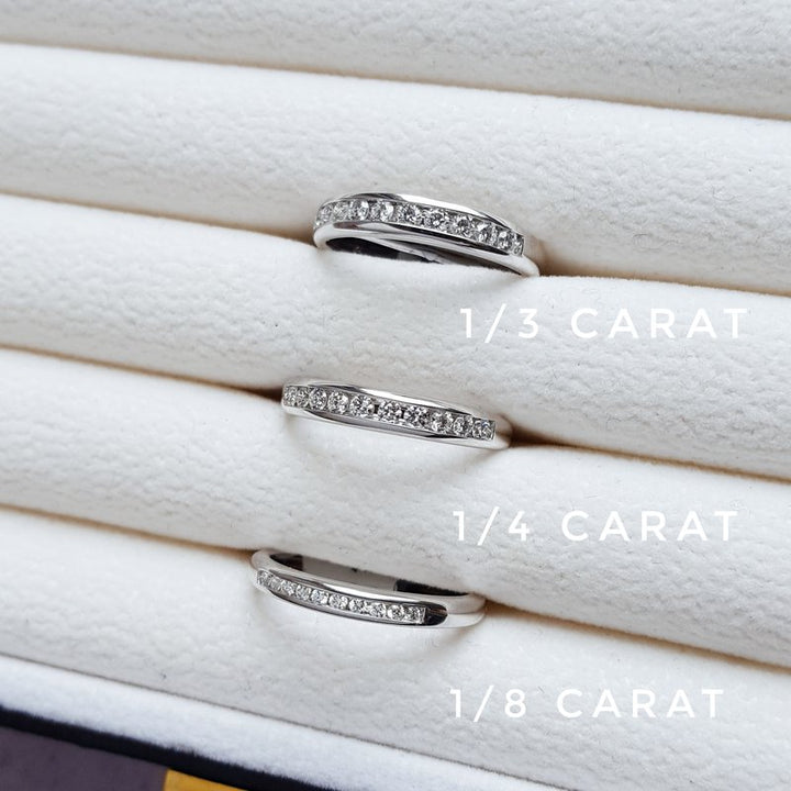 Sami Fine Jewelry Channel Anniversary Band (1/8 ct)