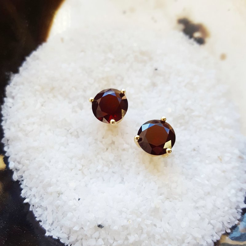 Arizona Anthill Garnet Gold Jewelry Essential 3ct Studs 380389