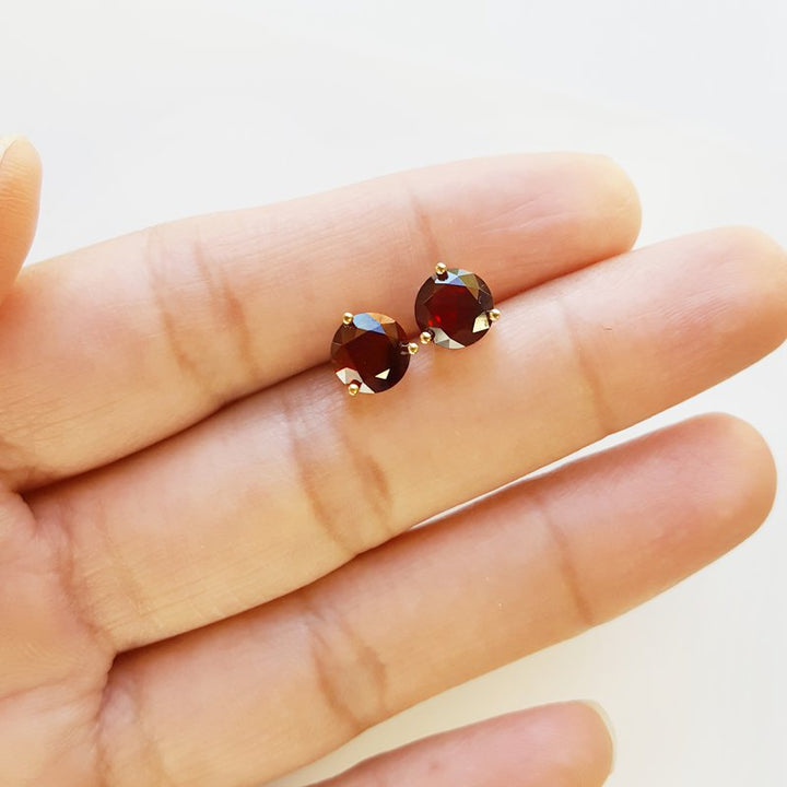 Arizona Anthill Garnet Gold Jewelry Essential 3ct Studs