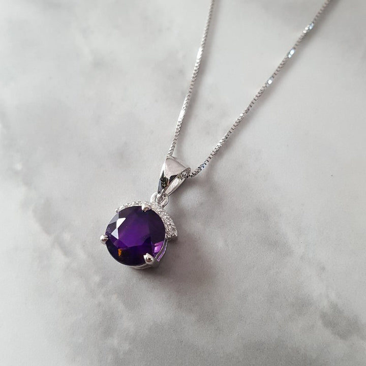  Arizona Amethyst Gold Jewelry Sunrise Pendant 363070