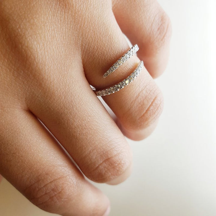 Sami Fine Jewelry White Gold Ring Jacket 090331
