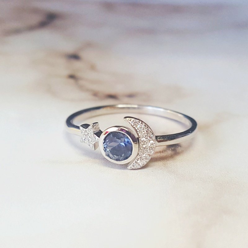 American Gem Collection Celestial Ring