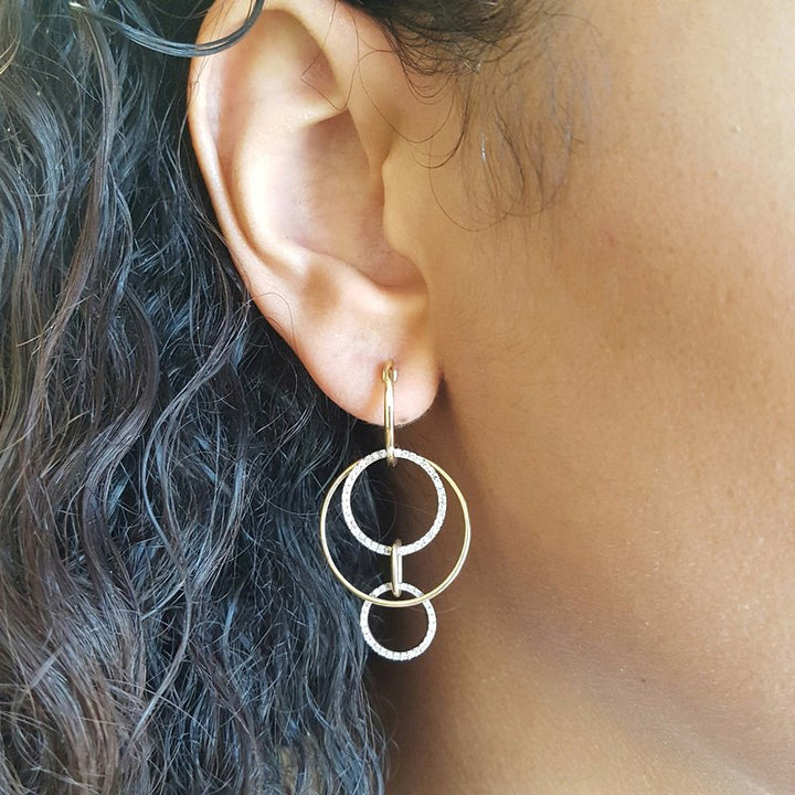 Gems One Interlocking Circles Earrings 151924