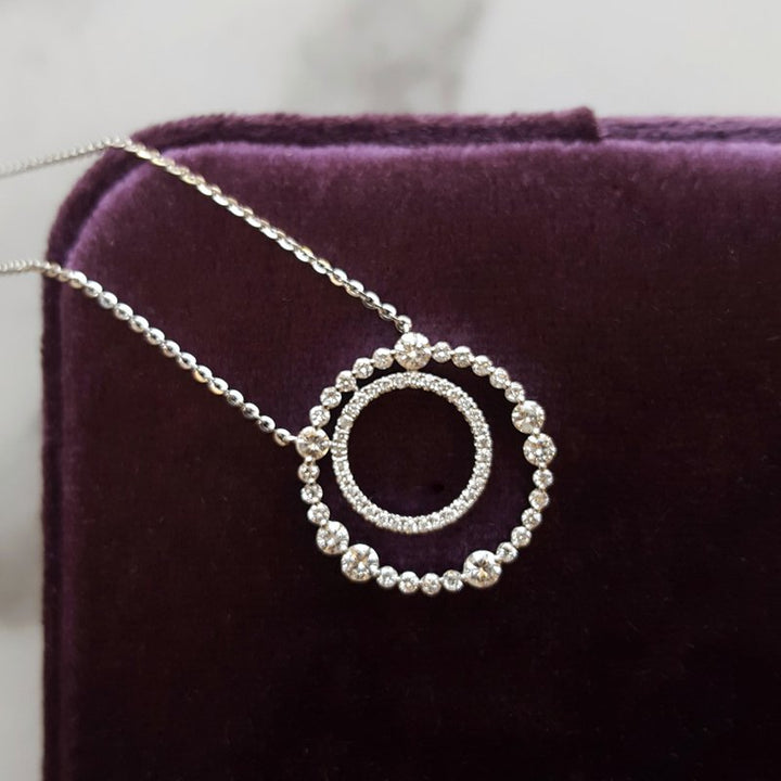 Sami Fine Jewelry Diamond Spirograph Pendant