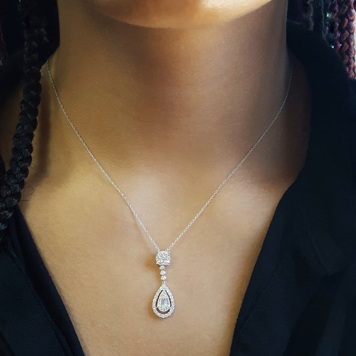 Sami Fine Jewelry Dripping Diamonds Pendant