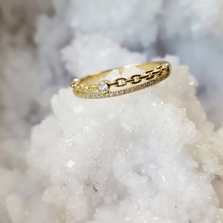 Sami Fine Jewelry Gold Stackable Ring