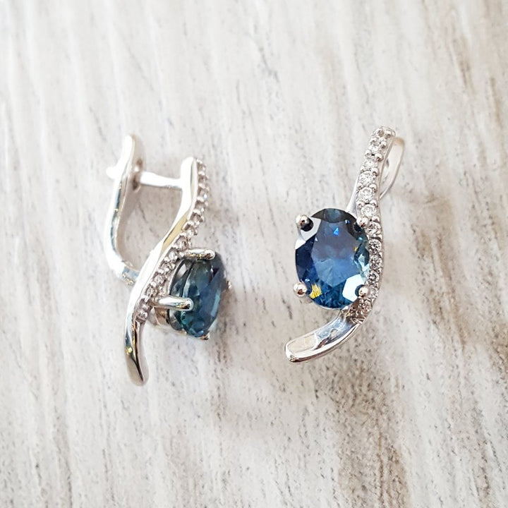 Montana Sapphire Earrings