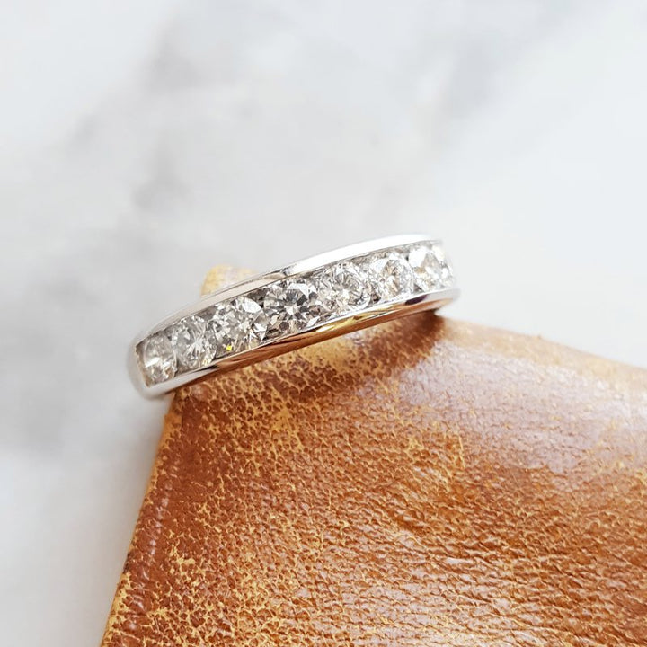 Sami Fine Jewelry Channel Set Wedding Band