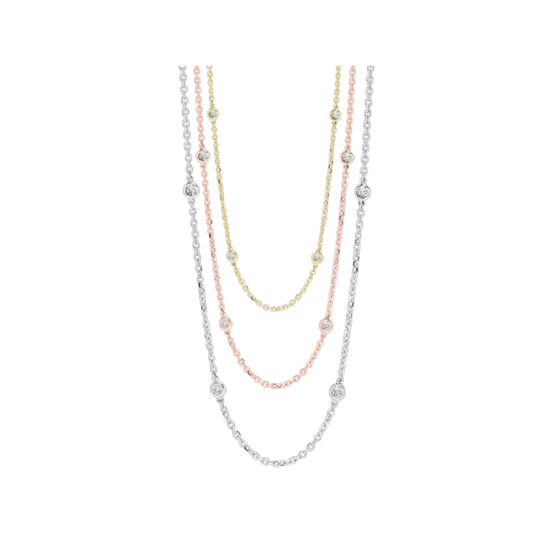 Sami Fine Jewelry Diamond By the Yard Necklace