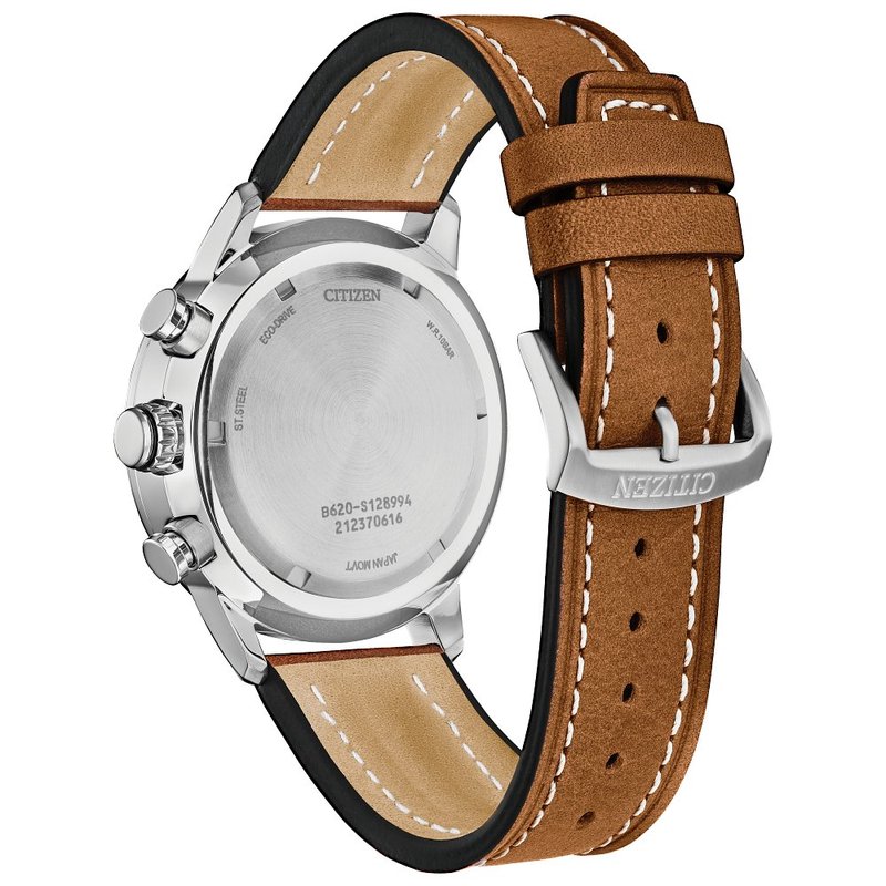 Citizen Eco-Drive Weekender Avion Mens Stainless Steel