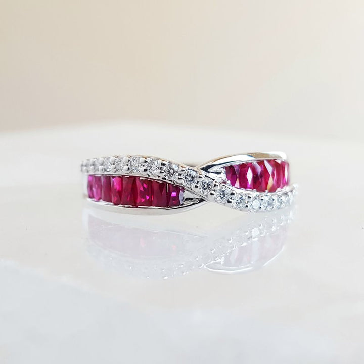 Sami Fine Jewelry Ruby DNA Ring 050523